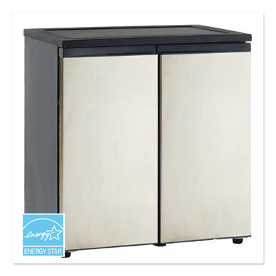 Refrigerators; Refrigerator Style: Counter-Height ; Color: Black; Platinum ; Refrigerator Capacity: 5.5 ; Width (Inch): 31in ; Door Style: Flip, Solid ; Depth (Inch): 23in